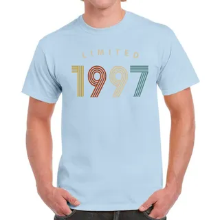 Limited Unique 1997 Birthday T-Shirt For Men Women – Light Blue