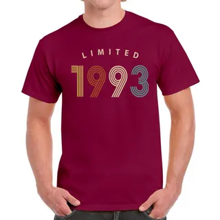 Limited Unique 1993 Birthday T-Shirt For Men Women – Maroon