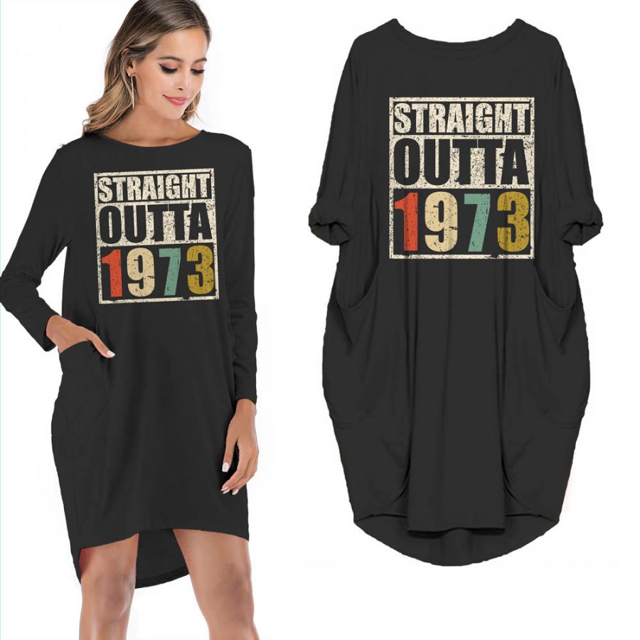 Birthday Outfits Straight Outta 1973 Limited Edition Pocket Dress - variant image 1