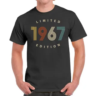 Limited Edition 1967 Birthday T-Shirt For Men Women – Dark Heather