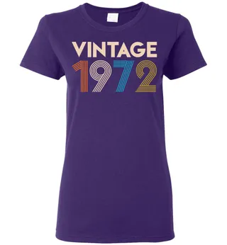 Vintage 1972 Limited Edition Ladies Short-Sleeve – Purple