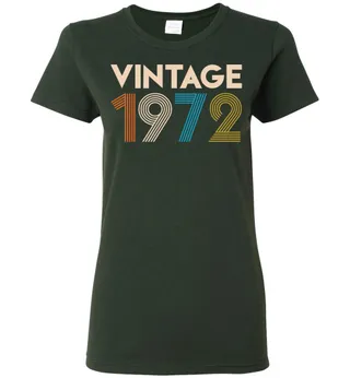 Vintage 1972 Limited Edition Ladies Short-Sleeve – Forest Green