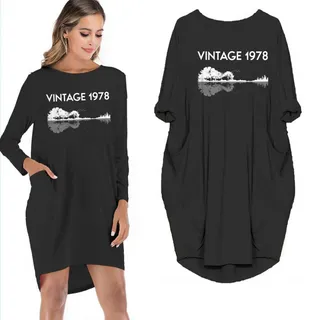 Vintage 1978 Limited Edition Dress – Black