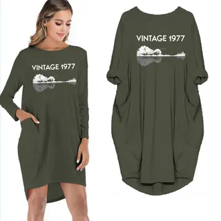 Vintage 1977 Limited Edition Dress – Green