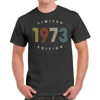 Limited Edition 1973 Birthday T-Shirt For Men Women – Dark Heather