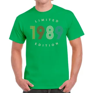 Limited Edition 1989 Birthday T-Shirt For Men Women – Irish Green