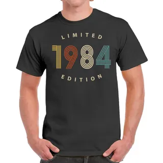 Limited Edition 1984 Birthday T-Shirt For Men Women – Dark Heather