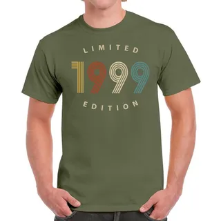 Limited Edition 1999 Birthday T-Shirt For Men Women – Military Green