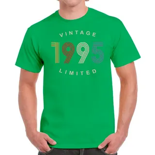 Vintage Limited 1995 Birthday T-Shirt For Men Women – Irish Green