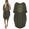 I'm October Queen Birthday Pocket Dress - variant image 1