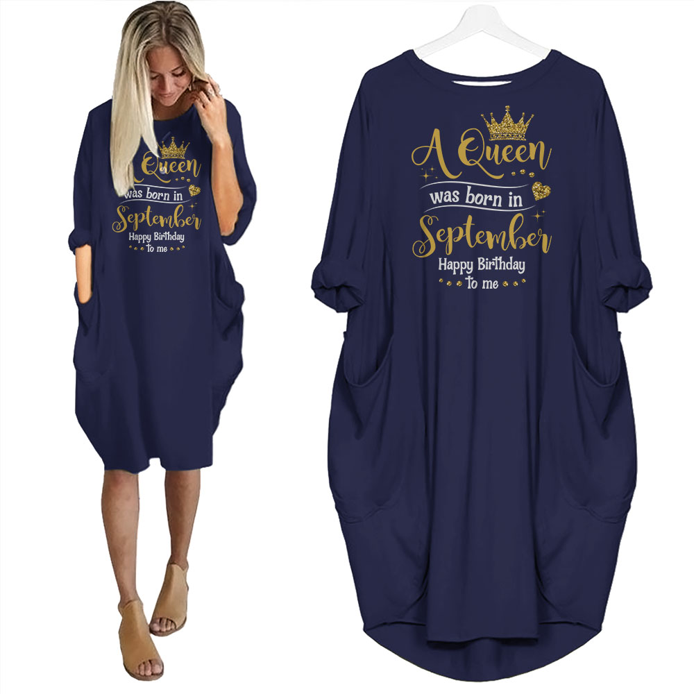 I'm September Queen Birthday Pocket Dress - variant image 1