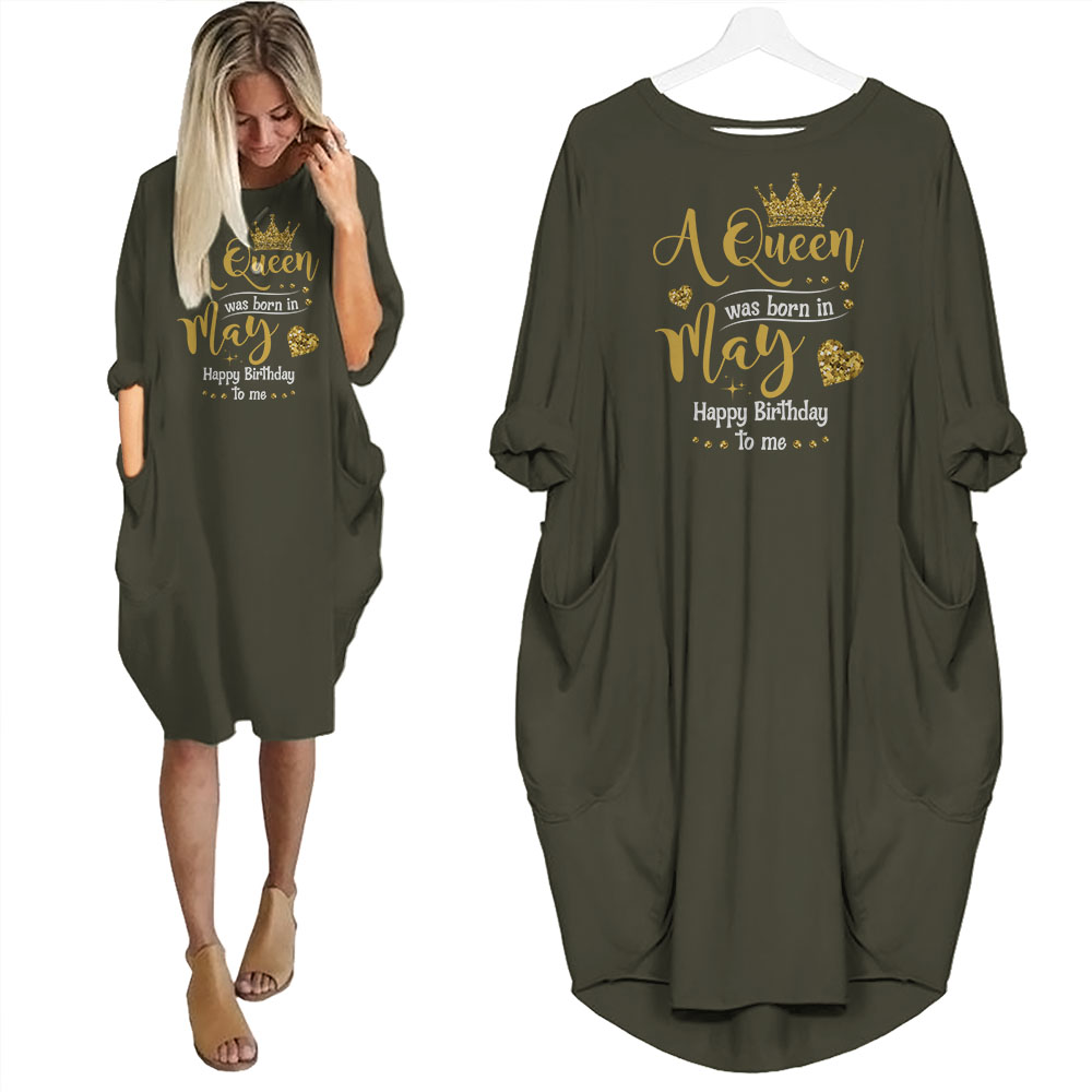 I'm May Queen Birthday Pocket Dress - variant image 1