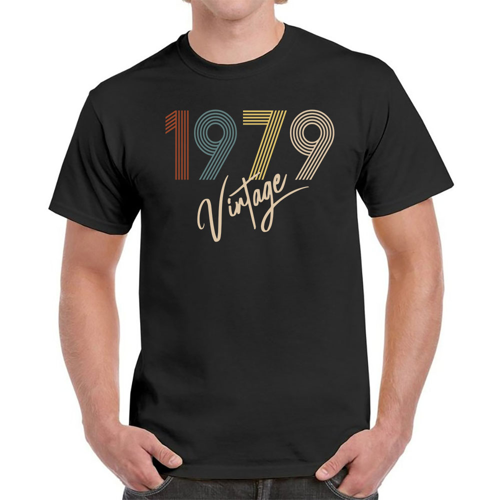 Limited Vintage 1979 Birthday T-Shirt For Men Women - variant image 1