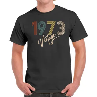 Limited Vintage 1973 Birthday T-Shirt For Men Women – Dark Heather