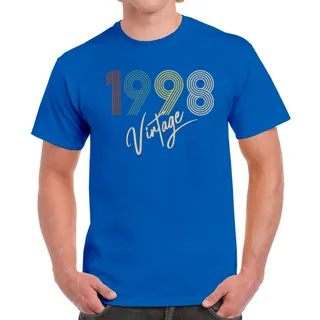 Limited Vintage 1998 Birthday T-Shirt For Men Women – Royal