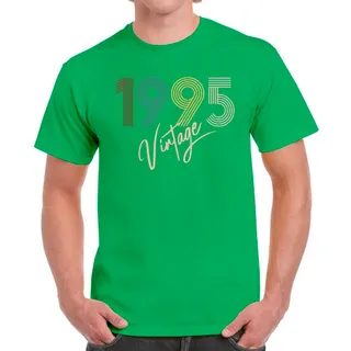 Limited Vintage 1995 Birthday T-Shirt For Men Women – Irish Green