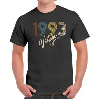 Limited Vintage 1993 Birthday T-Shirt For Men Women – Dark Heather