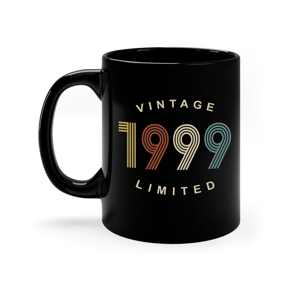 Limited Edition 1999 Birthday Black Coffee Mug - variant image 1