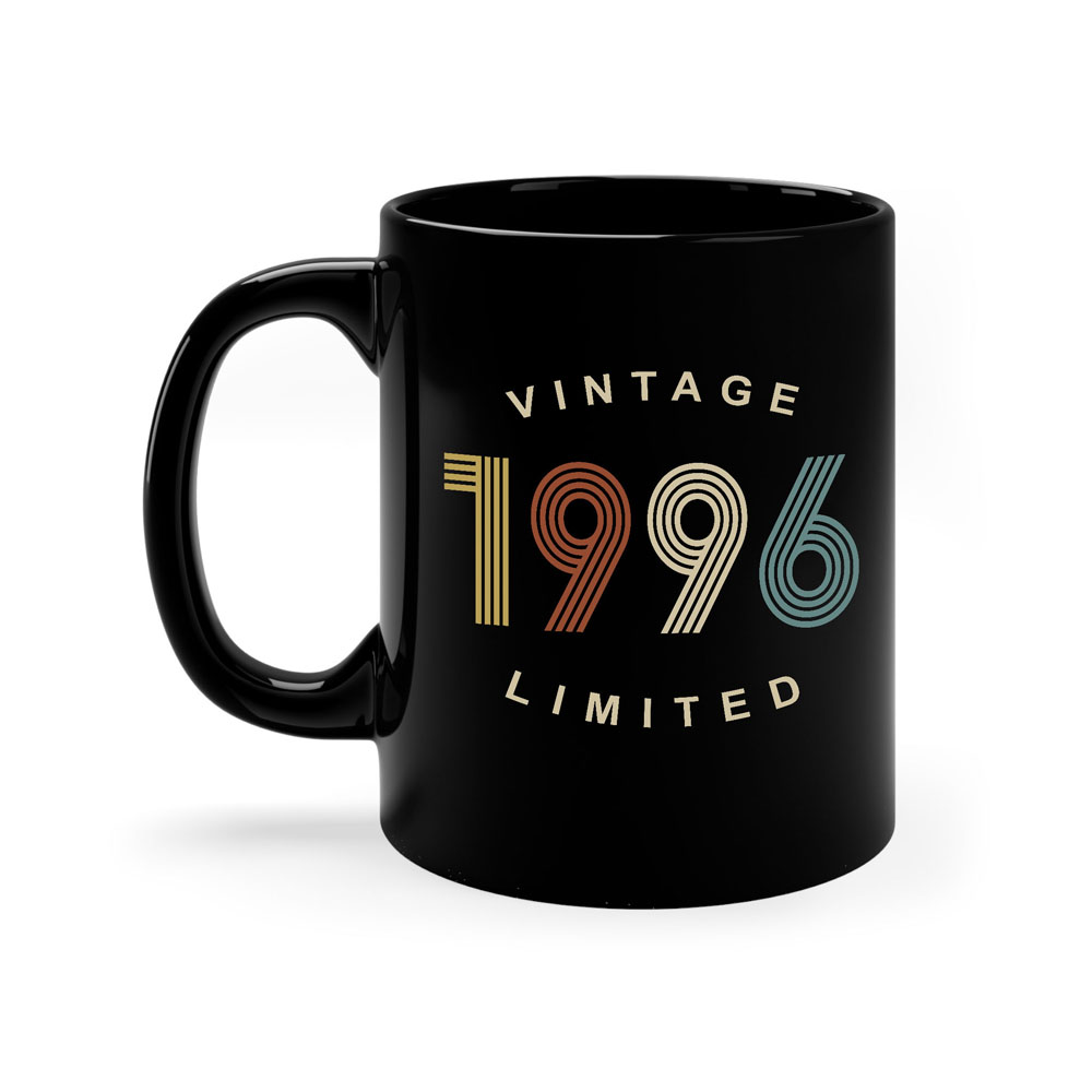 Limited Edition 1996 Birthday Black Coffee Mug - variant image 1