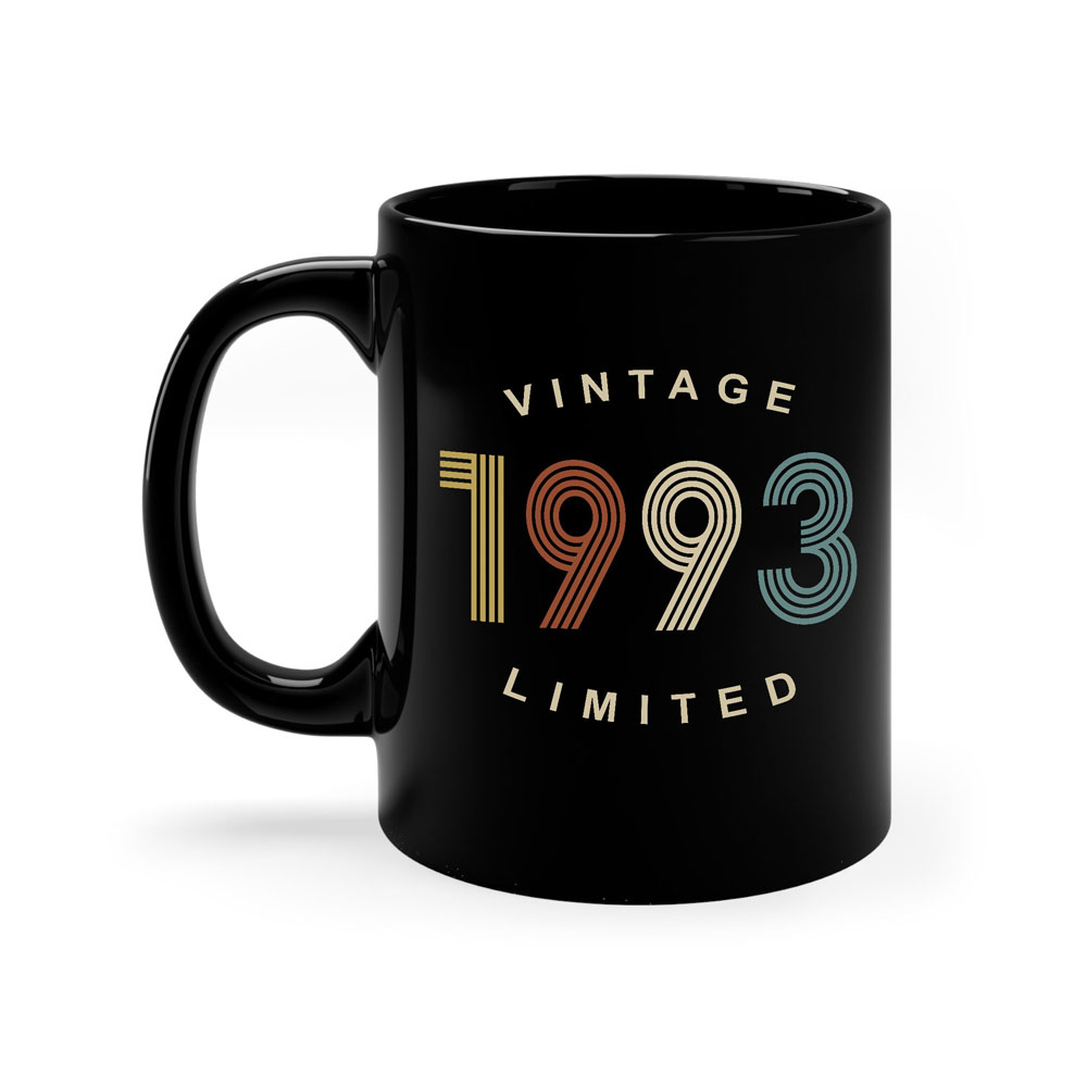 Limited Edition 1993 Birthday Black Coffee Mug - variant image 1