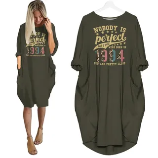 Nobody Is Perfect 1994 Birthday Nightgown – Green