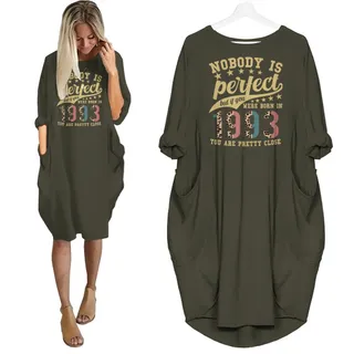 Nobody Is Perfect 1993 Birthday Nightgown – Green