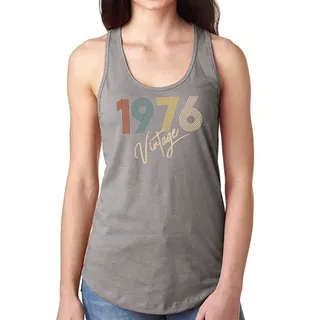 Limited Vintage 1976 Women's Racerback Tank – Dark Heather