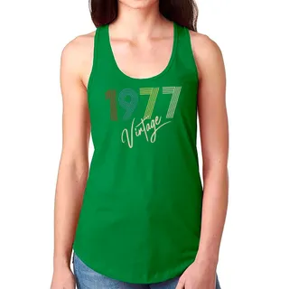 Limited Vintage 1977 Women's Racerback Tank – Kelly Green