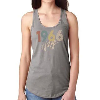 Limited Vintage 1966 Women's Racerback Tank – Dark Heather