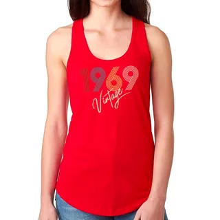 Limited Vintage 1969 Women's Racerback Tank – Red