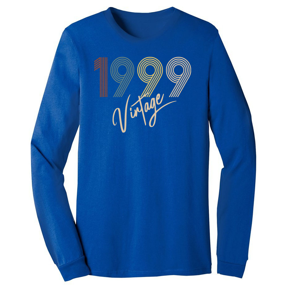 Limited Vintage 1999 Birthday Long Sleeve T-Shirt - variant image 1