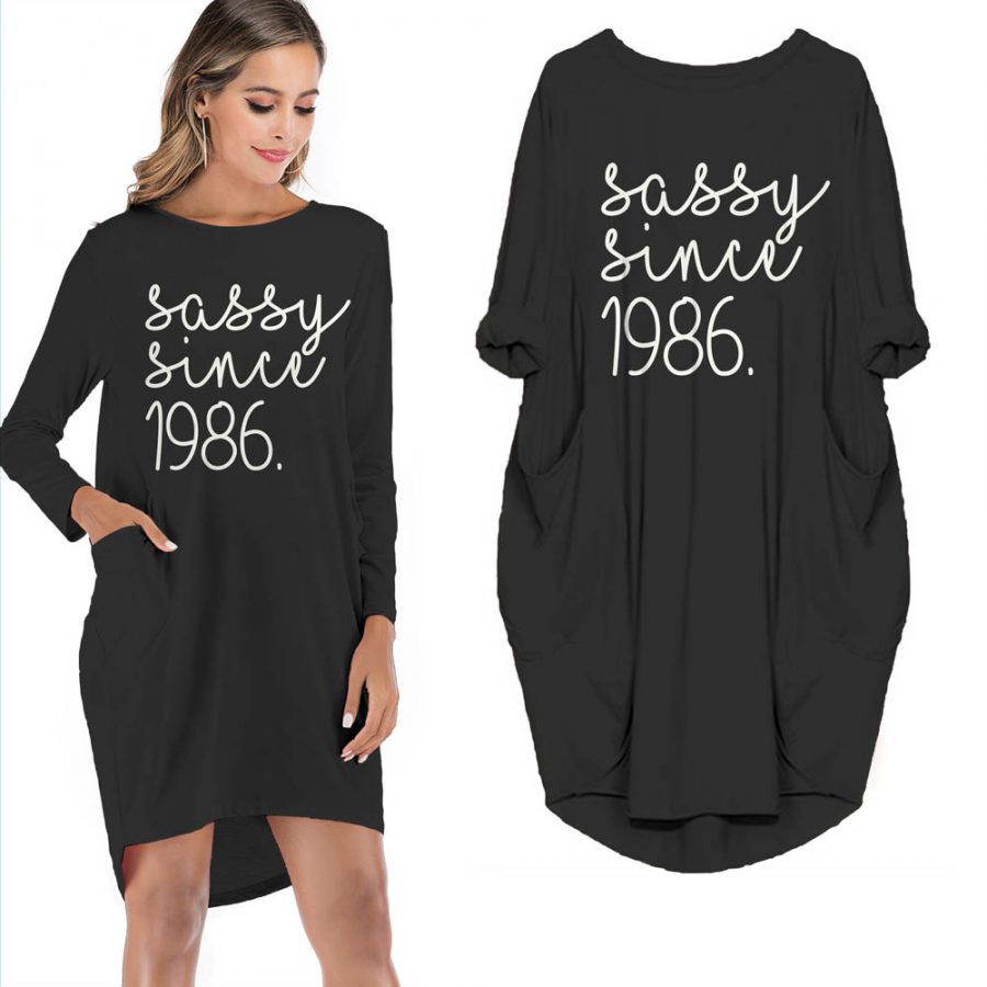 Sassy Since 1986 Limited Edition Pocket Dress - variant image 1