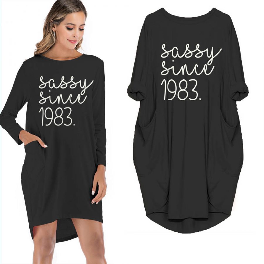 Sassy Since 1983 Limited Edition Pocket Dress - variant image 1