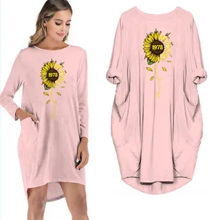 You Are My Sunshine 1978 Limited Edition Pocket Dress – Pink