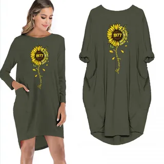 You Are My Sunshine 1977 Limited Edition Pocket Dress – Green