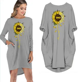 I Do What I Want Limited Edition Pocket Dress – Grey