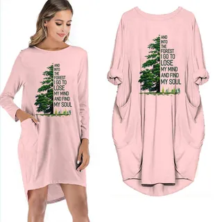 And Into The Forest I Go Limited Edition Pocket Dress – Pink