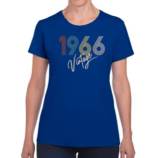 Limited Vintage 1966 Women's Birthday T-Shirt – Navy