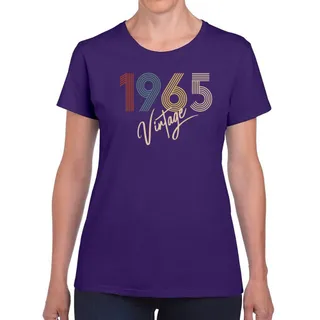 Limited Vintage 1965 Women's Birthday T-Shirt – Purple