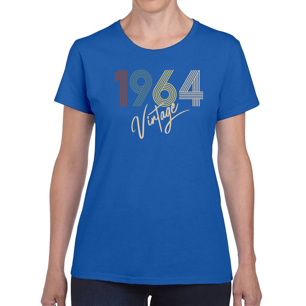 Limited Vintage 1964 Women's Birthday T-Shirt - variant image 1