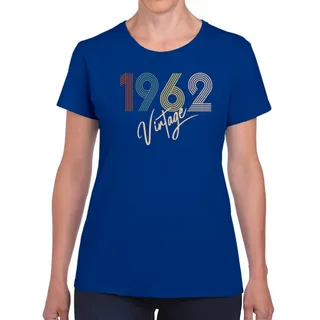 Limited Vintage 1962 Women's Birthday T-Shirt – Navy