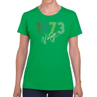 Limited Vintage 1973 Women's Birthday T-Shirt – Irish Green