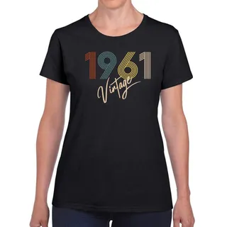 Limited Vintage 1961 Women's Birthday T-Shirt – Black
