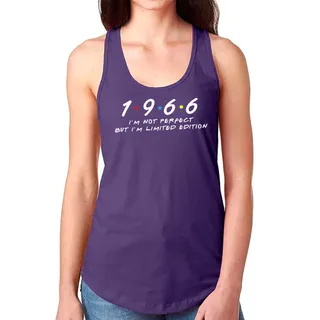 Not Perfect But Limited 1966 Women's Racerback Tank – Purple