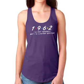 Not Perfect But Limited 1962 Women's Racerback Tank – Purple