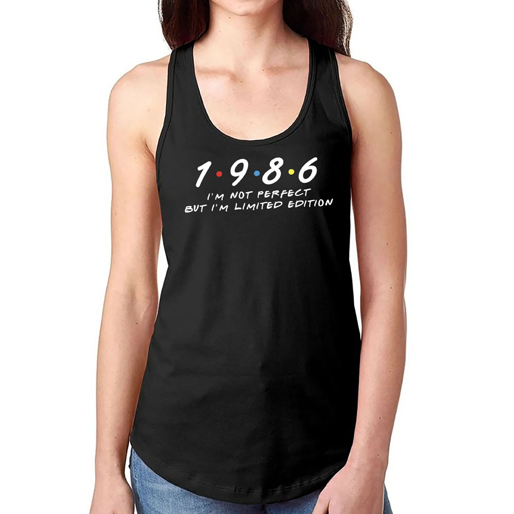 Not Perfect But Limited 1986 Women's Racerback Tank - variant image 1