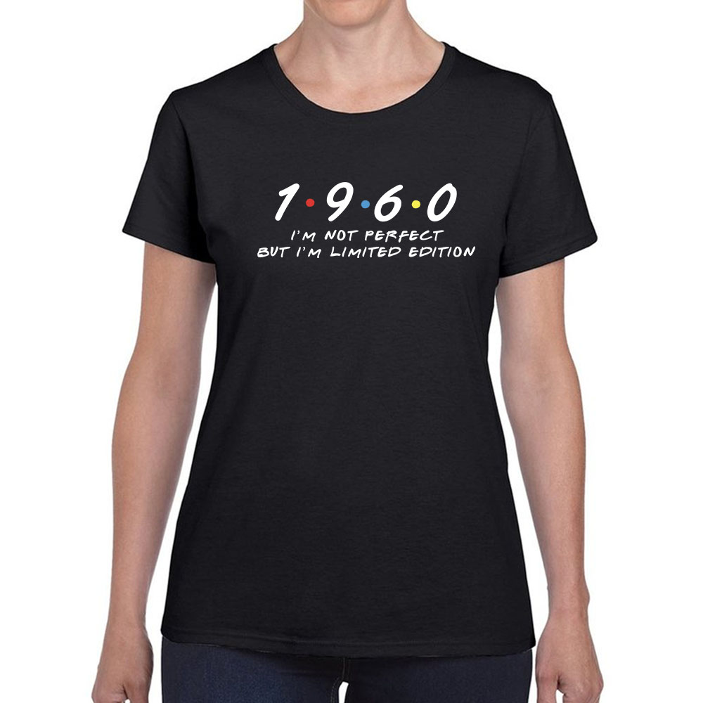Not Perfect But Limited Edition 1960 Women's Birthday T-Shirt - variant image 1