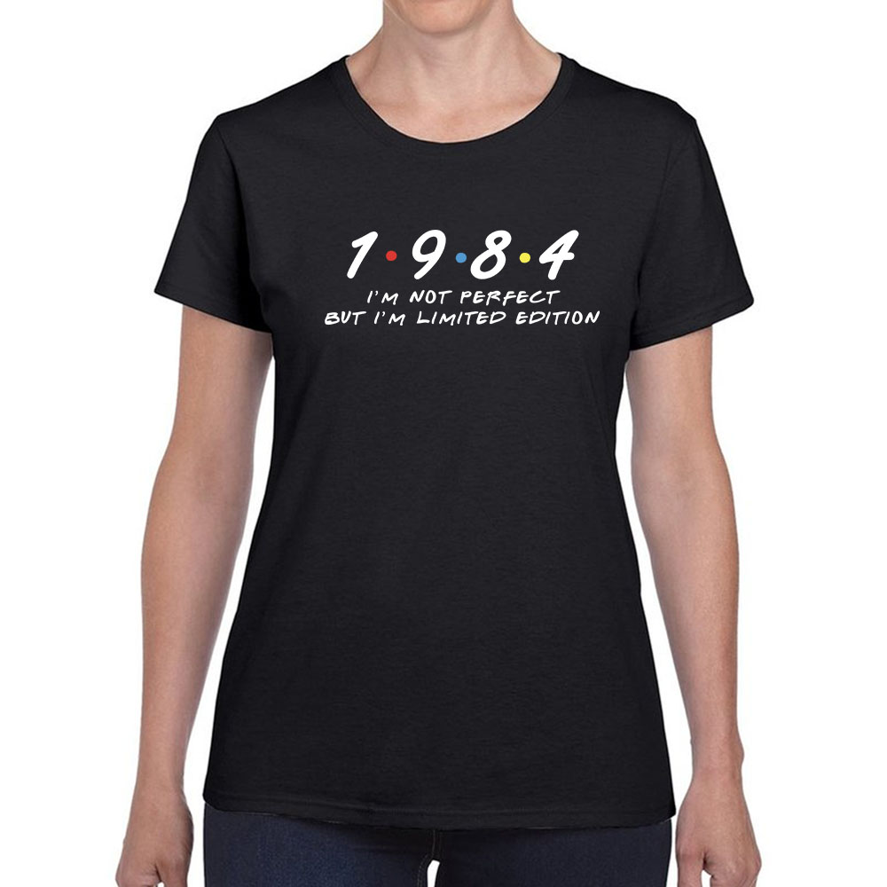 Not Perfect But Limited Edition 1984 Women's Birthday T-Shirt - variant image 1