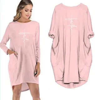 Faith Limited Edition Pock Dress – Pink