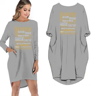 Scorpio Limited Edition Pocket Dress – Grey